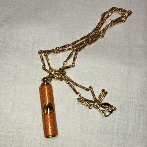 Russian Imperial Whistle Pendant (Faberge reproduction)